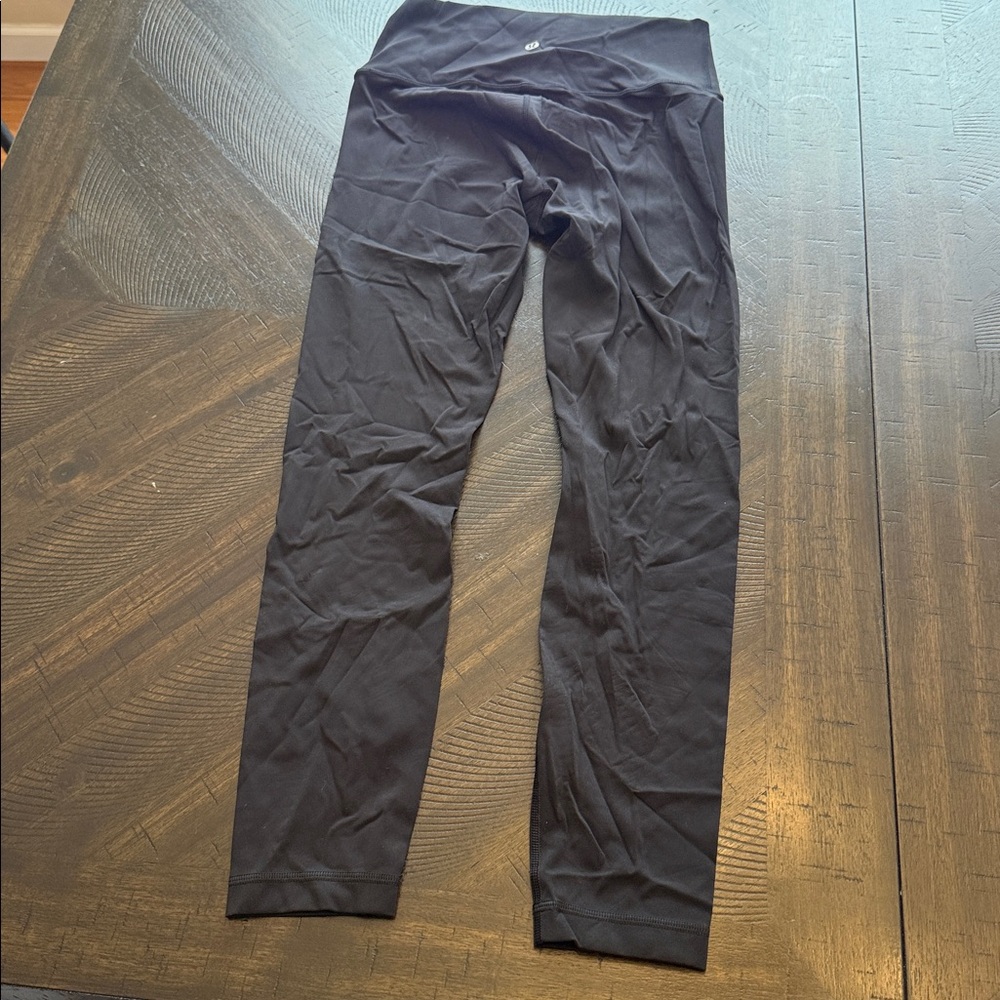 Lululemon 25” Black Leggings - Size 6